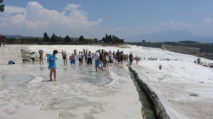 Public bathing at the Travertines, Hierapolis